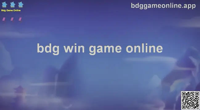 Bdg Game Online hero image showing an information banner for bdggameonline.app