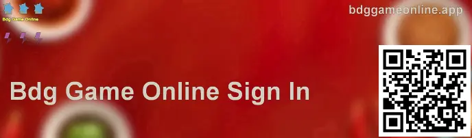 Bdg Game Online login screen example