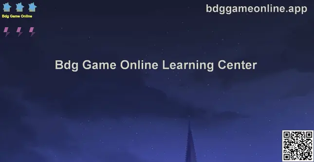 Bdg Game Online Learning Center overview image showing a practical guides hub for players
